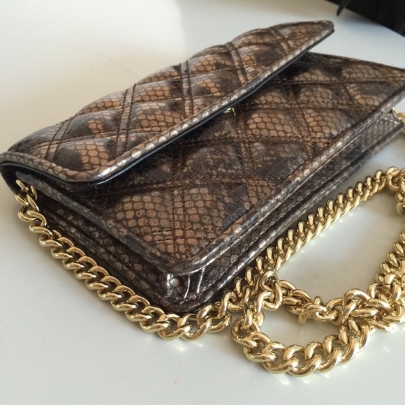 ⛔️SOLDMarc Jacobs Snake-Embossed Leather Clutch - Picture 4 of 4