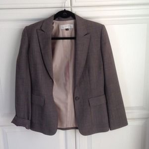 Tahari Gray blazer