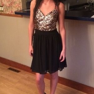 Prom girl open back dress