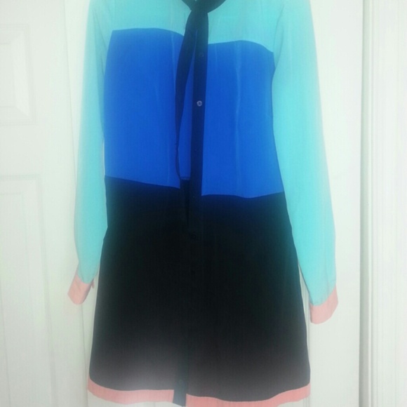 Colorblock dress