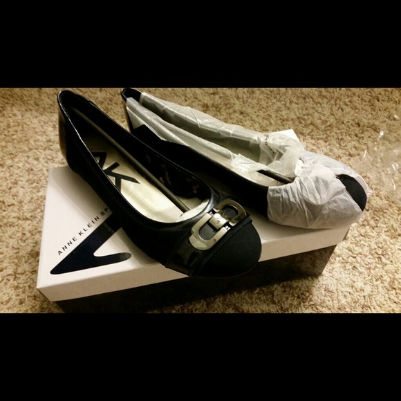 Anne Klein Sport Navy Blue Flats