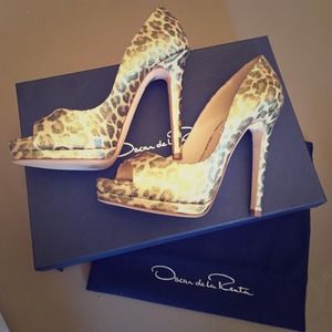 Karina Leopard-Print Patent Leather Pumps