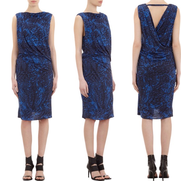 Helmut Lang Dresses & Skirts - ⬇️NWOT Helmut Lang Draped Open Back Dress