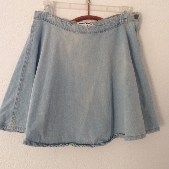 American apparel denim circle skirt