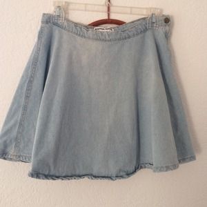 American apparel denim circle skirt