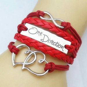 Infinity bracelet red one direction