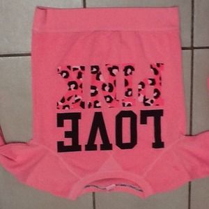 Vs leopard sweatshirt