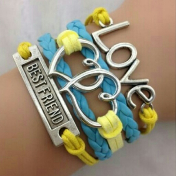 Infinity bracelet love , best friend