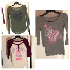 3 American Eagle T-Shirts