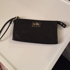 Authentic coach wristlet/wallet