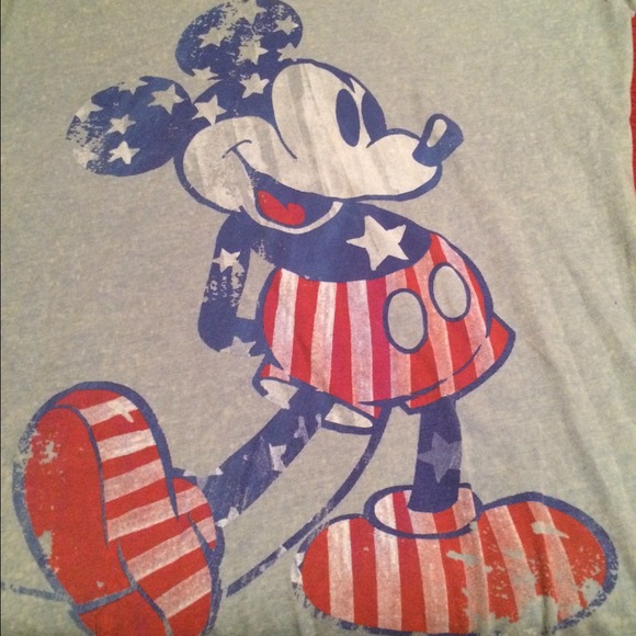 Mickey Mouse Americana t shirt - Picture 1 of 2