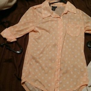 Light orange polka-dot