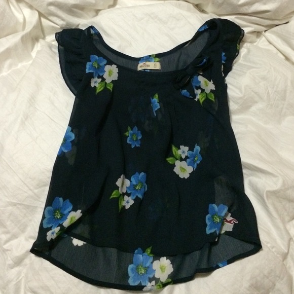 floral hollister shirt