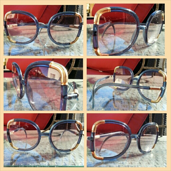 Vintage TED LAPIDUS 70's Oversized Sunglasses