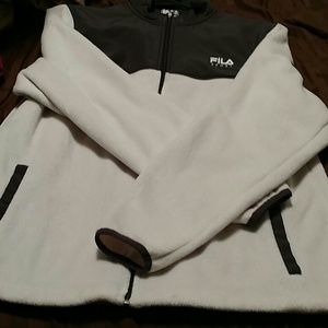 White and grey FILS jacket