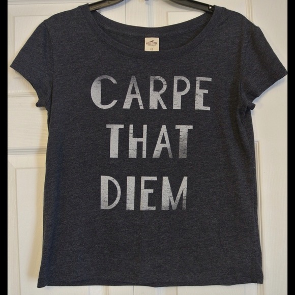 Carpe That Diem Hollister T-shirt NWOT