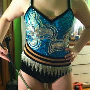 Majorette solo costume, Kenerly Kreations