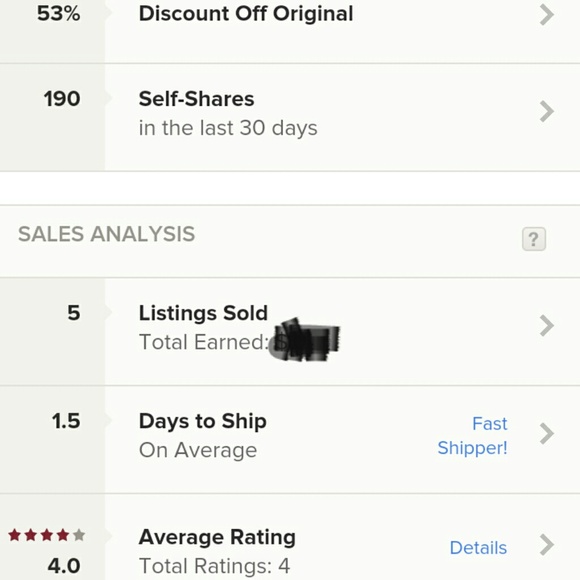 Closet Stats! A+!👍 - Picture 1 of 1