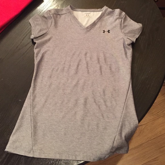 Grey Under Armour heat gear