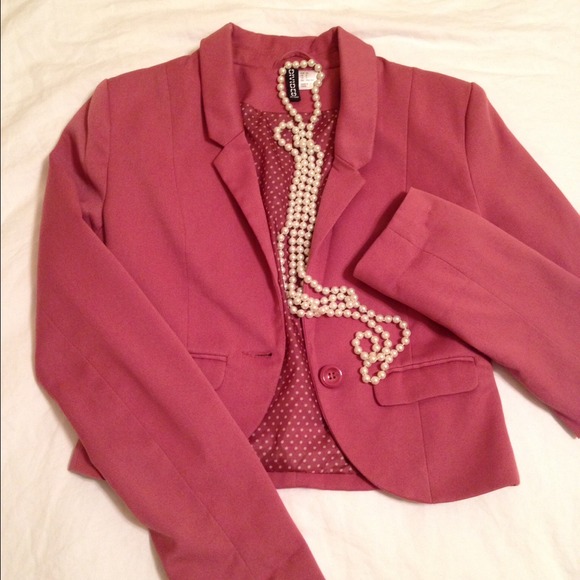 🎁SOLD🎁 H&M Pink Jacket size 2