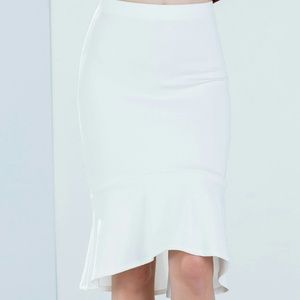 White Mermaid Skirt
