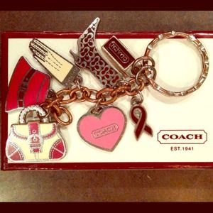 Coach keyfob with original coach box & tissue.