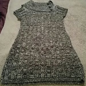 Short Sleeve Sweater Dress
