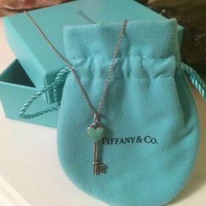 Tiffany blue and sterling silver key
