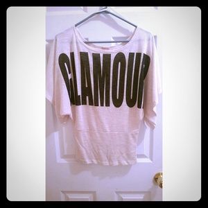 A creamy beige top