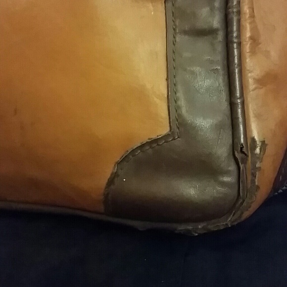 Vintage leather Doctors bag farmhouse decor display - Picture 3 of 4