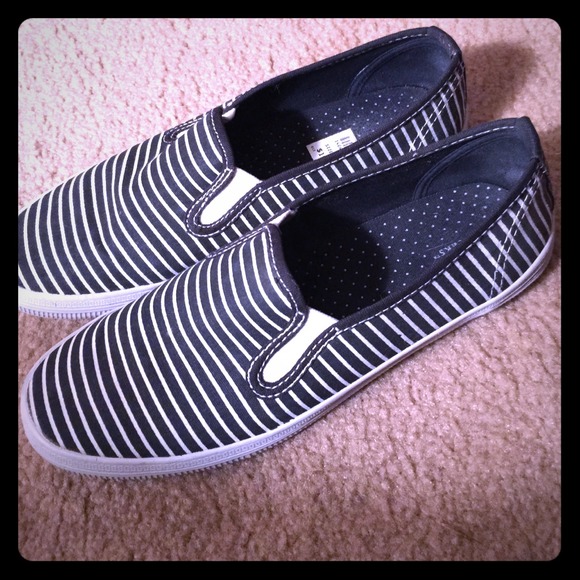 Stripped shoes