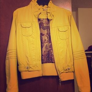 Cute faux leather jacket