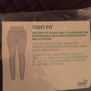 Tight fit Puma work out pants