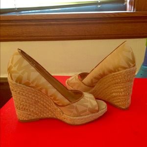 Michael Kors wedge heels. Size 6.5.