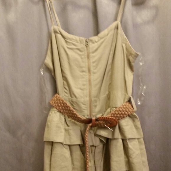 Military Green Dress - Picture 1 of 4
