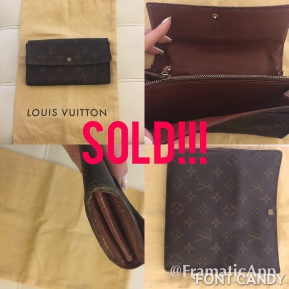 ❌SOLD❌AUTHENTIC LOUIS VUITTON MONOGRAM WALLET