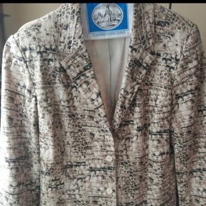 Norton Ncnaughton snake skin look blazer