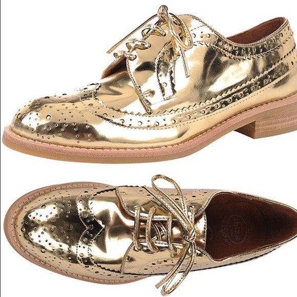 Jeffrey Campbell Shoes - Jeffrey Campbell Gold Townsend