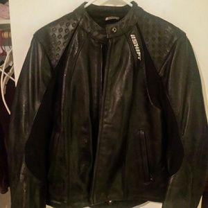 Shift brand motorcycle leather jacket