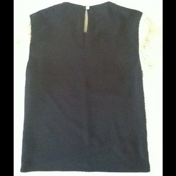 Tweed mixed media top. - Picture 2 of 4