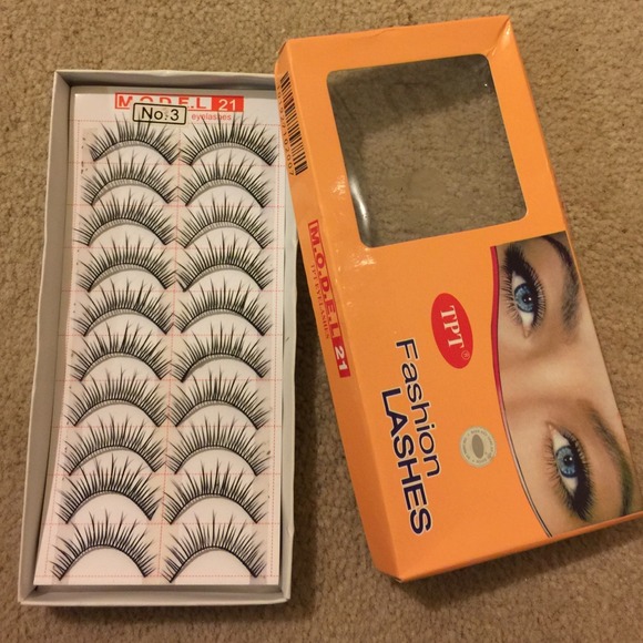 Eye lashes extension long thick cross