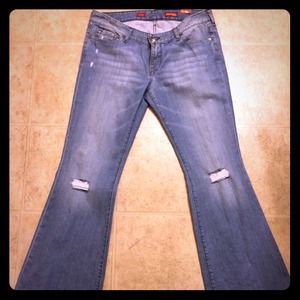 Express Jeans..... Medium wash. Size 12 Long