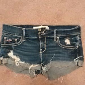 Hollister jean shorts