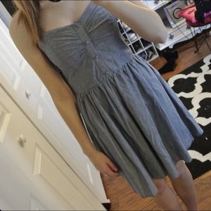 Light blue denim colored dress NWOT