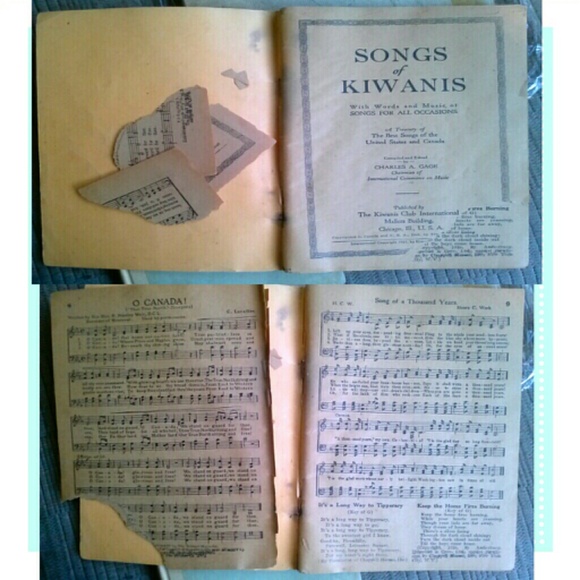 ***1920s ANTIQUE MUSIC BOOK