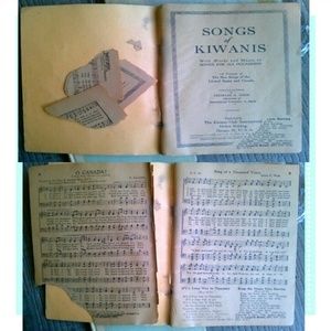 ***1920s ANTIQUE MUSIC BOOK