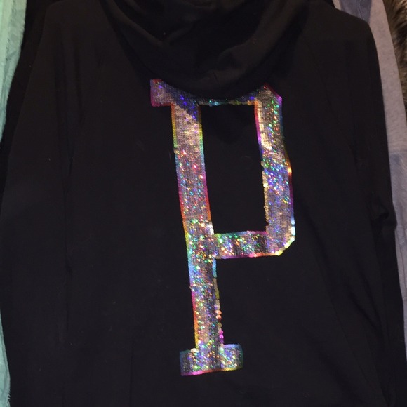 Very cute Victoria Secret bling zip up hoodie