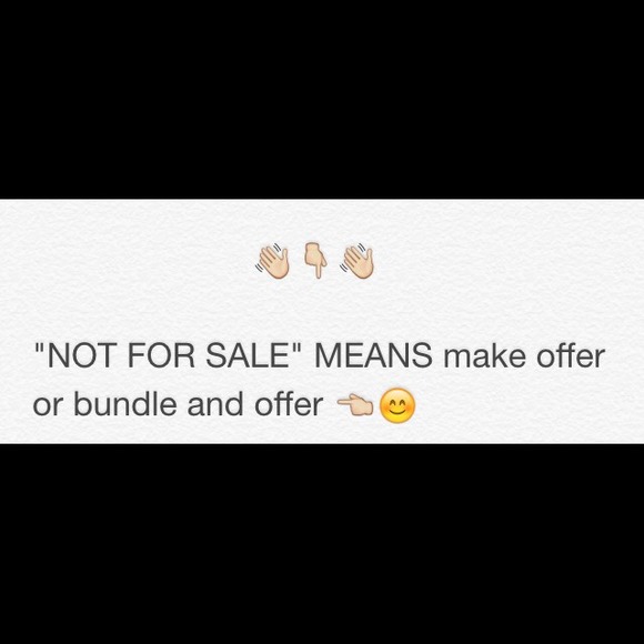 Not for sale means offer or bundle and offer - Picture 1 of 1