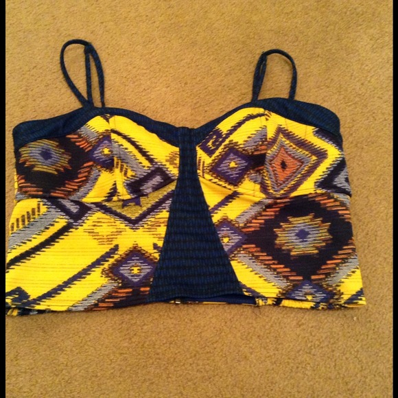 Aztec Colorful Crop Top