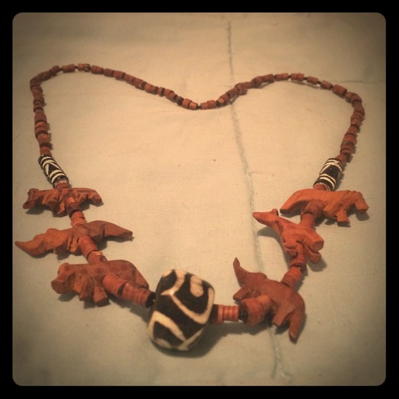 Handmade African Animal Necklace